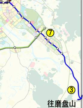 桂林云轨2号线路线图图片