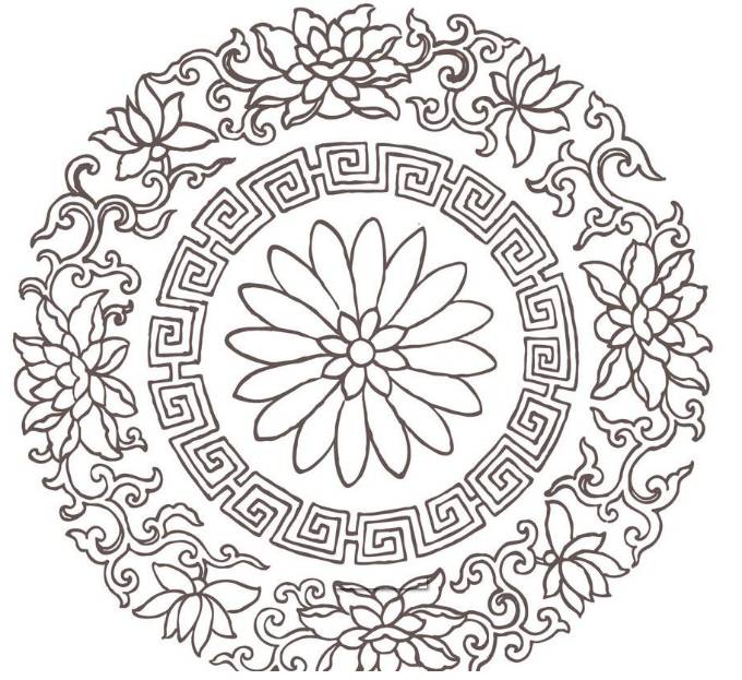 菊花纹是我国传统的陶瓷装饰纹样之一,是历代名家惯