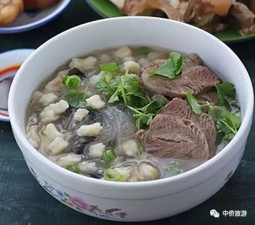 羊肉泡饃蘭州清湯牛肉麵俗稱