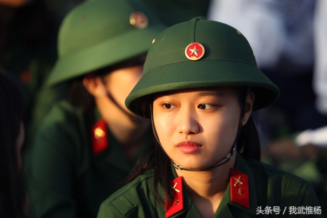 越南女兵竟如此美丽