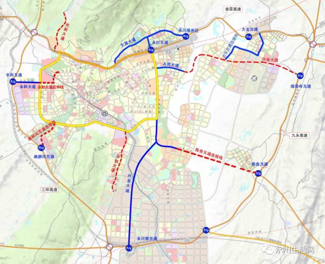 永川区最新城市规划图图片