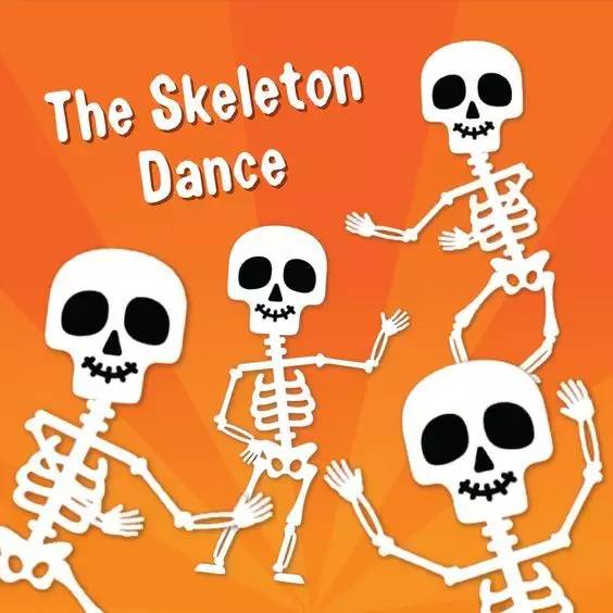 bones类似,名字叫the skeleton dance骷髅之舞,我们来一同欣赏一下~2