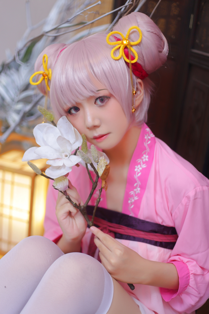 王者荣耀 小乔汉服旗袍 cosplay