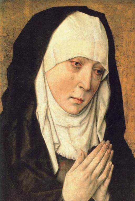 迪尔里克·博茨《哭泣的圣母玛利亚》约1460芝加哥艺术学院这样的一种