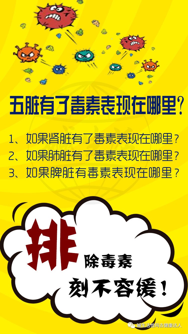 体内毒素可损伤五脏?快吃碱生活恰玛古能量餐