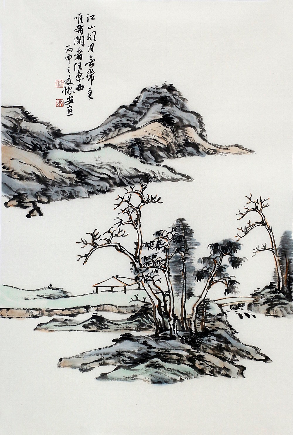 中国书画家崔青山图片