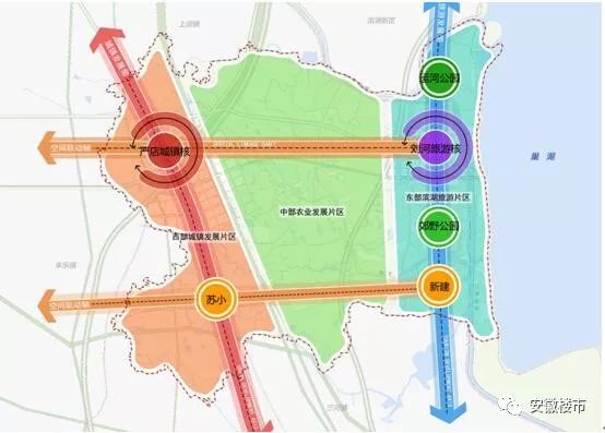 肥西重磅规划18张设计图打造滨湖旅游区严店丰乐三河通达滨湖巢湖西岸