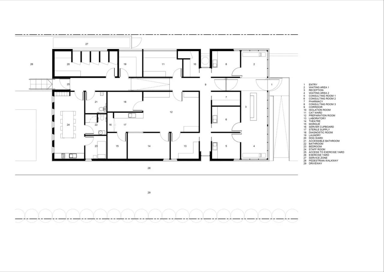 宠物医院布局图平面图图片