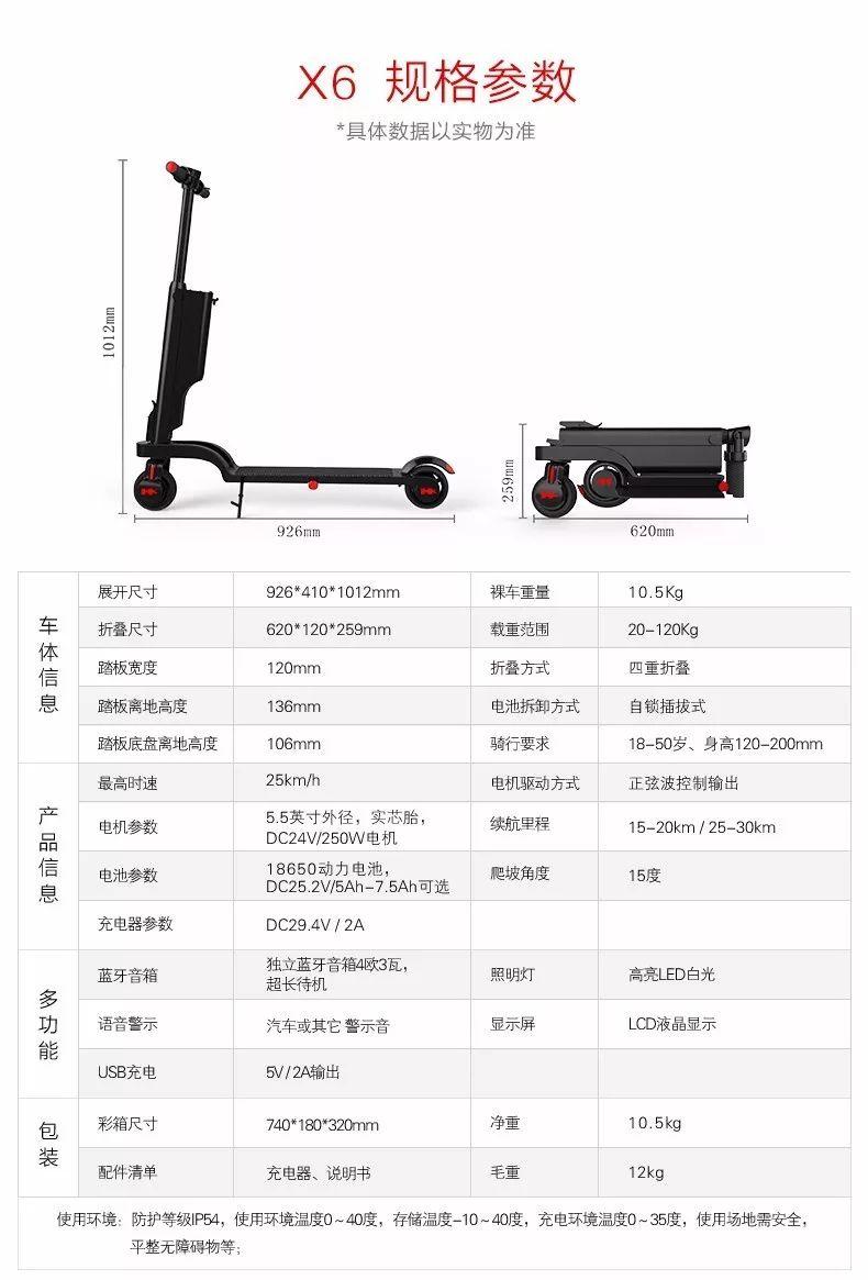 电动滑板车说明书图片