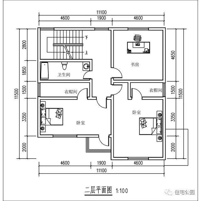 农村正方形房子设计图图片