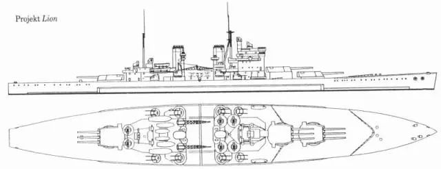 英国狮级战列舰 竟然装甲比依阿华级还要厚!