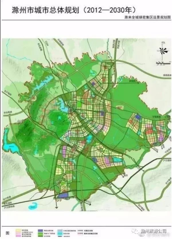 滁州城南板块规划图图片