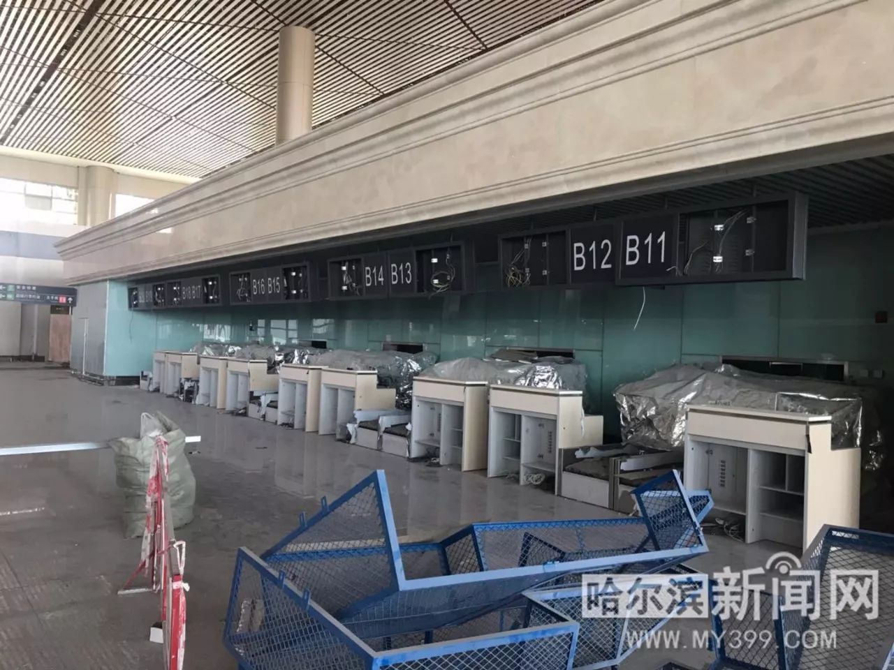 【新闻】建了这么久,哈尔滨太平机场t2航站楼有望年底投用丨场外输电