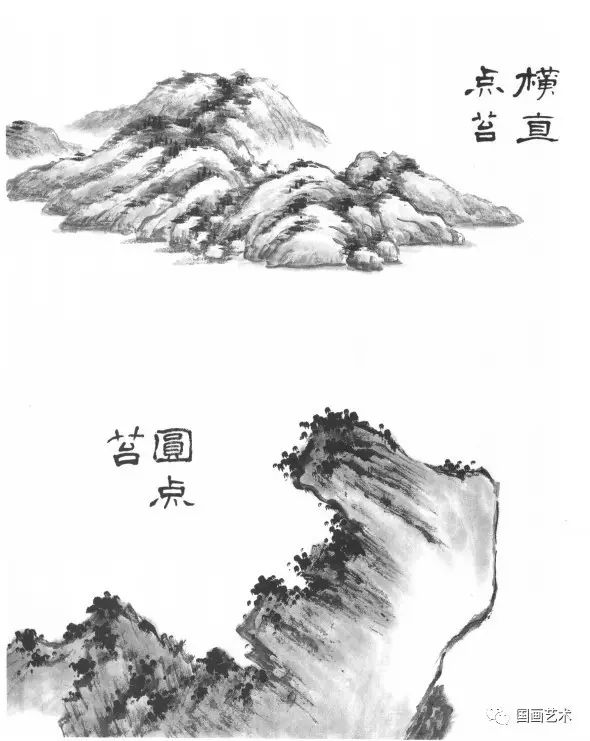 图文教程山水画基础技法之山石画法