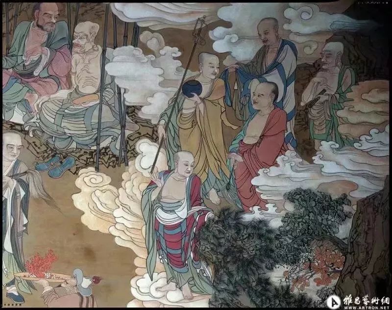 山西大同華嚴寺壁畫作品