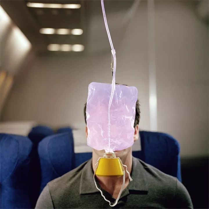 客舱氧气面罩图片