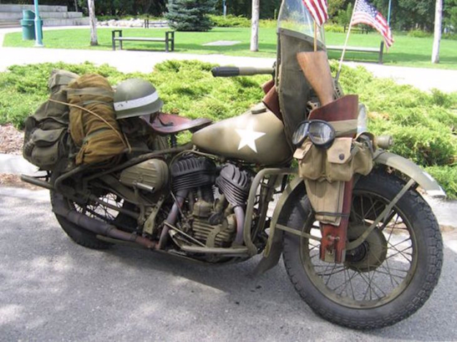 最早的军用摩托车图片