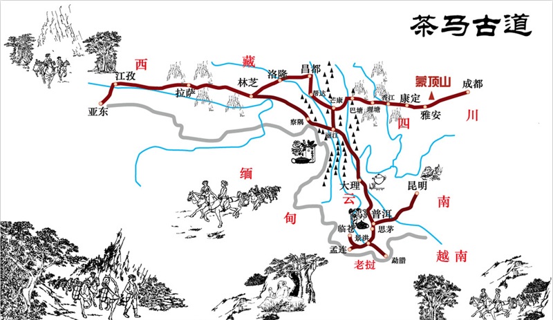 茶马古道古代中国西南地区商贸通道