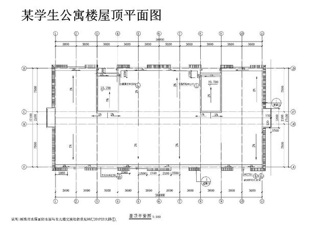 cad宿舍平面图简单图片