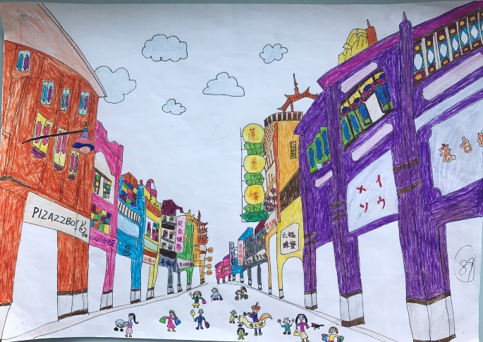 华林街第二届儿童绘画大赛开始投票啦萌娃笔下的西关美哪幅最打动你