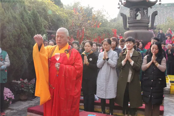 开封大相国寺举行九月十九观音忏暨放生法会