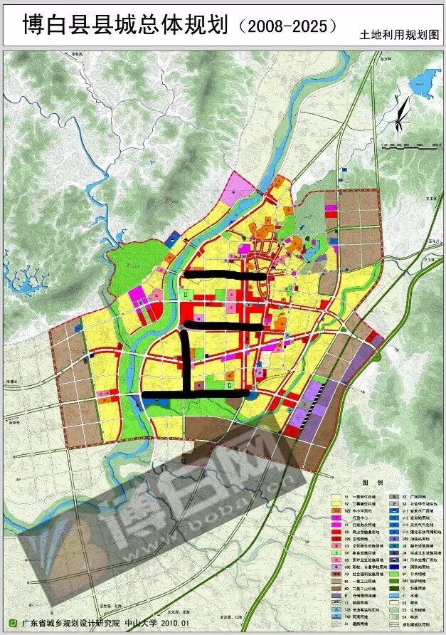 好消息:博白县城拟建四条城市道路