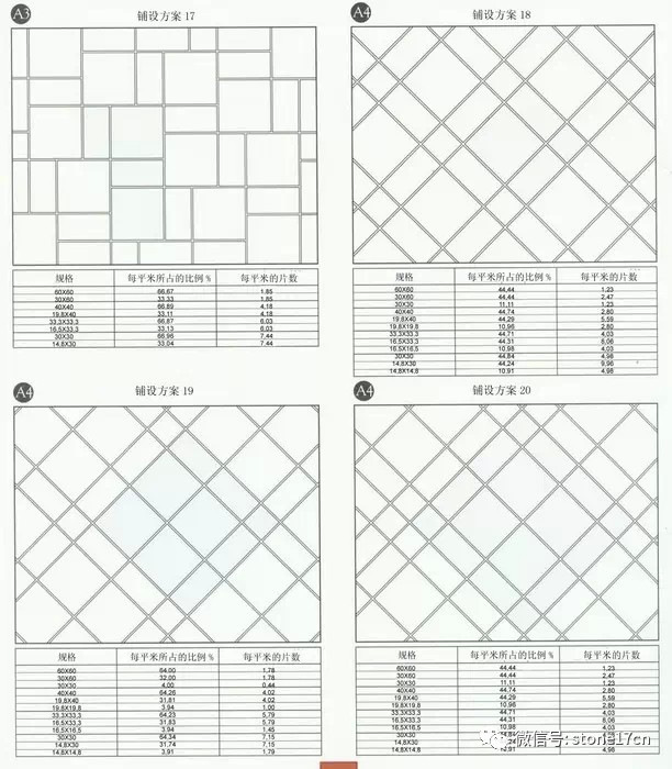 112种地面石材铺贴方案图这么干货就收藏下来吧