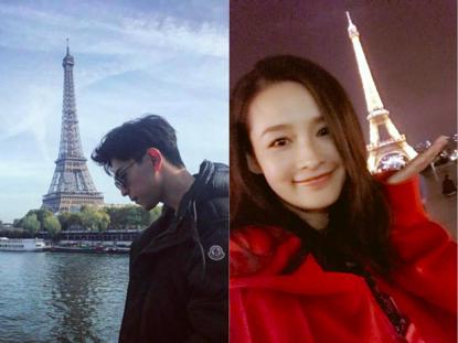 李沁之前亲吻铁塔的照片被网友拿来调侃邓伦:要是在一起就好了!