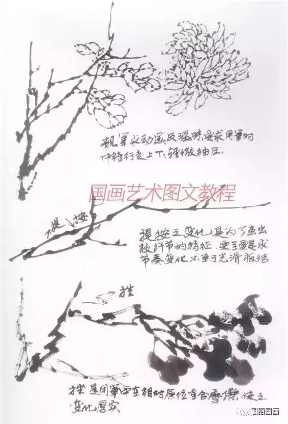 水墨画初学流程图片