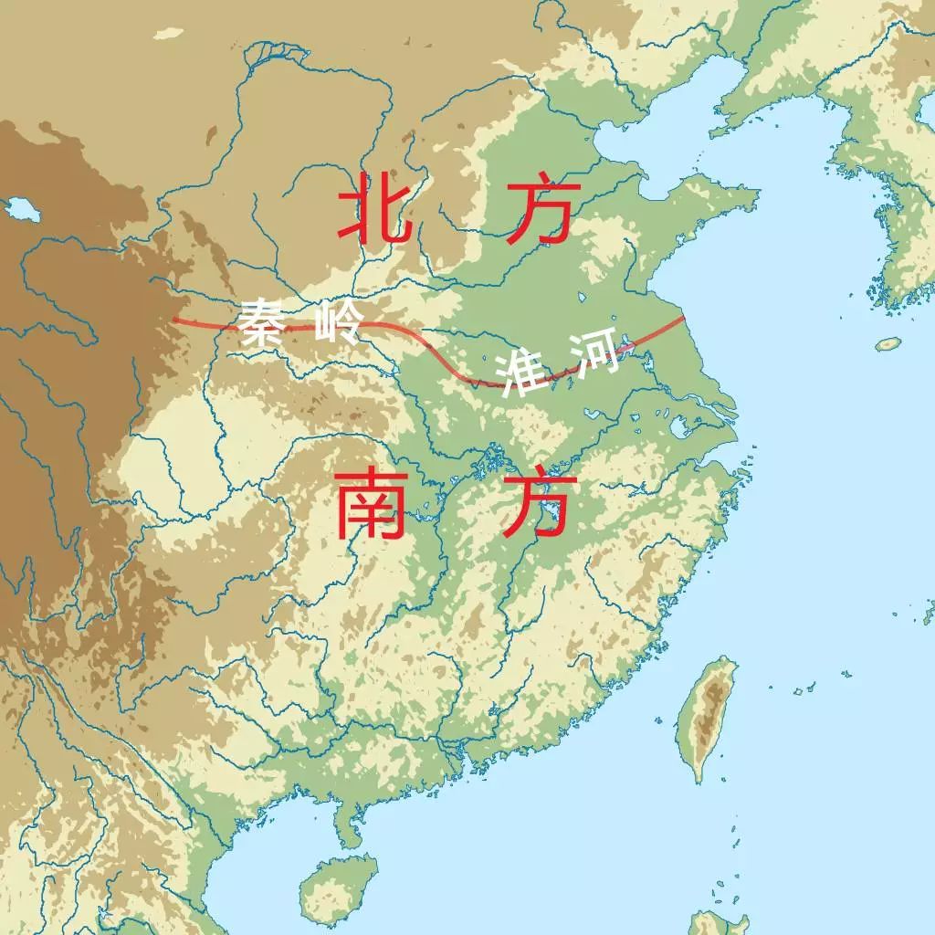 秦岭地理位置地图图片