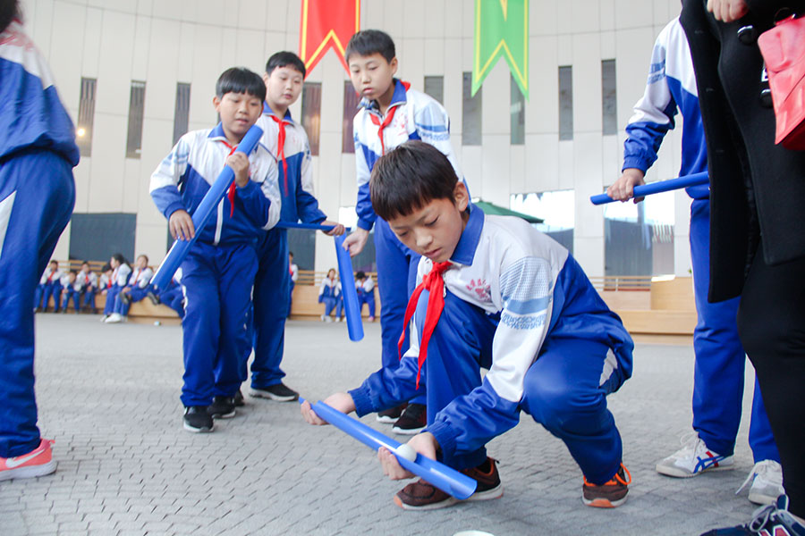 元蒙口小学和大黄洼小学来我馆共同开展综合实践活动课程