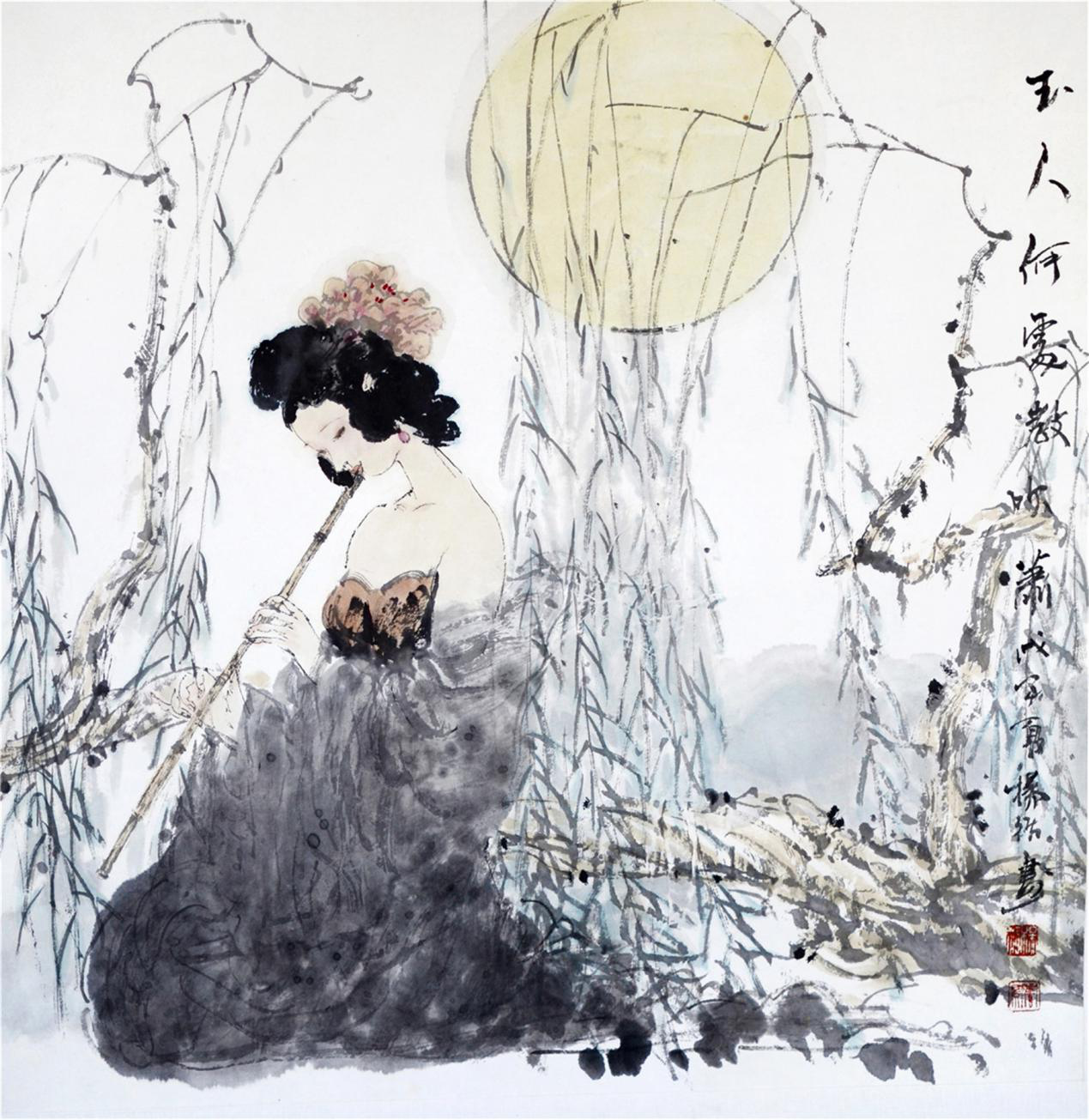 翰墨情缘绘出风采杨循的人物画艺术