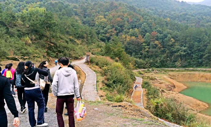 阳新父子山登山步道图片