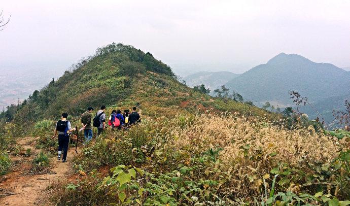 阳新父子山登山步道图片