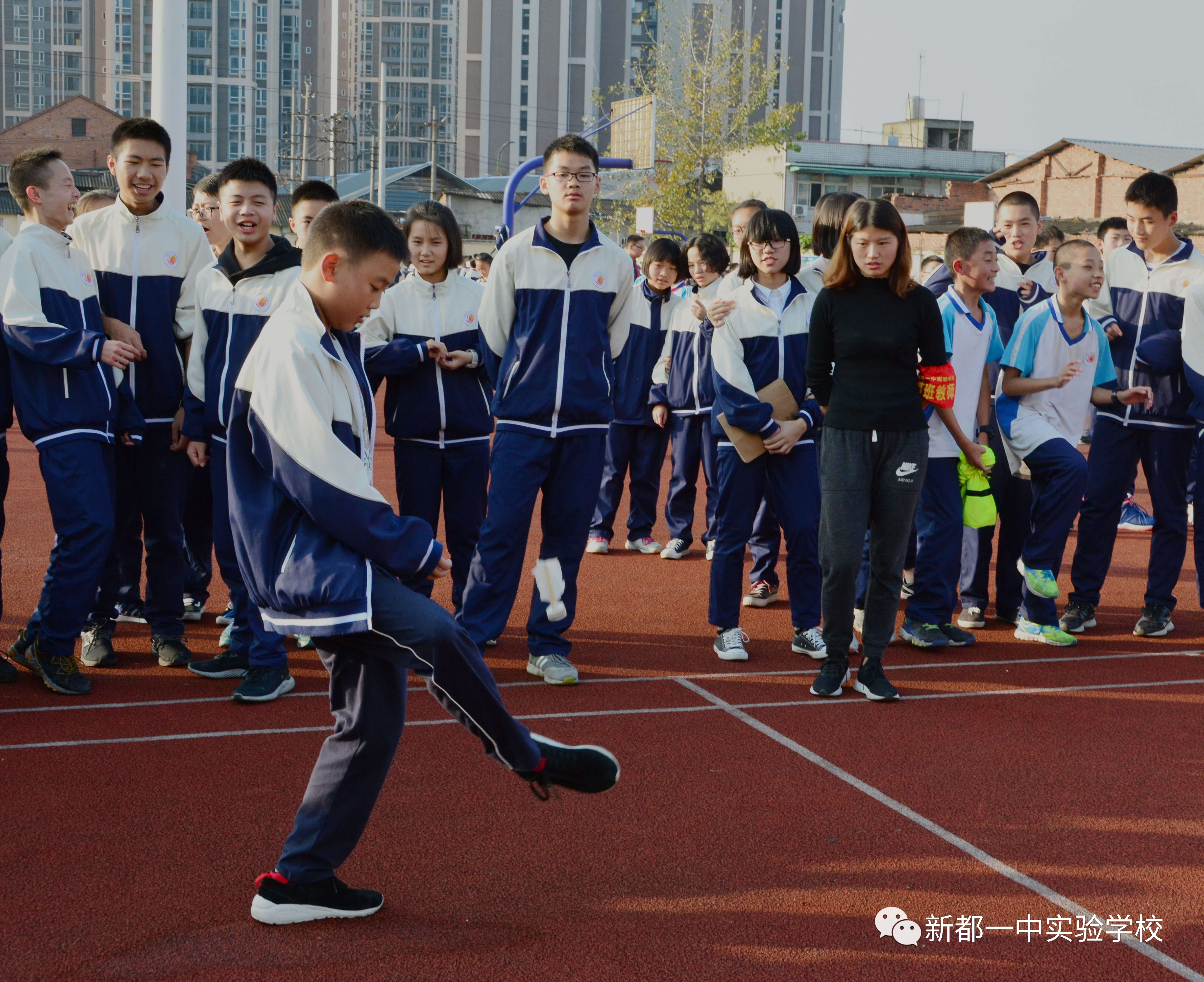 体育季新都一中实验学校校园吉尼斯挑战赛