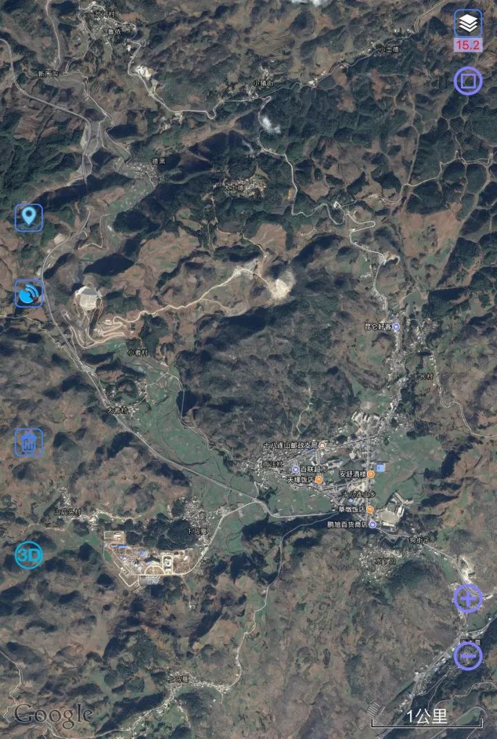 富源县后所镇卫星地图图片