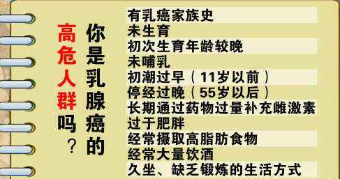 关于乳腺癌发病原因 女性朋友们应该知道的5大误区