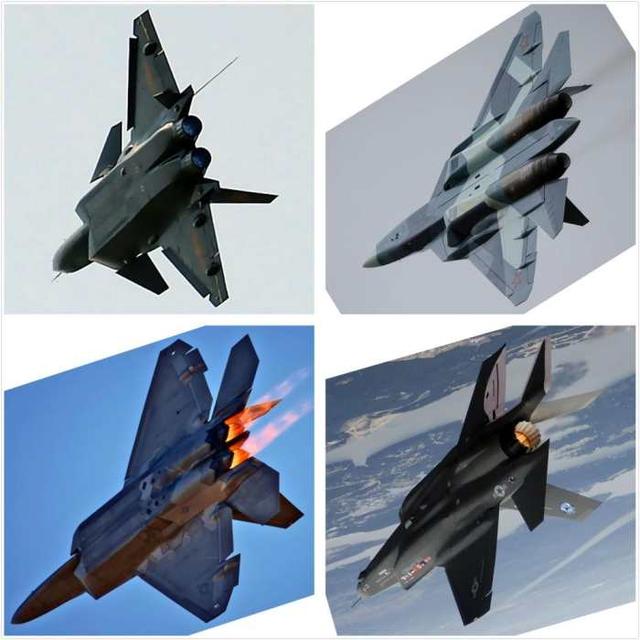 中国歼20和美国-F35图片