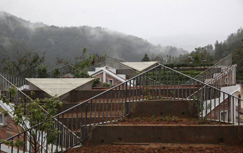 四川金台村灾后重建城村架构