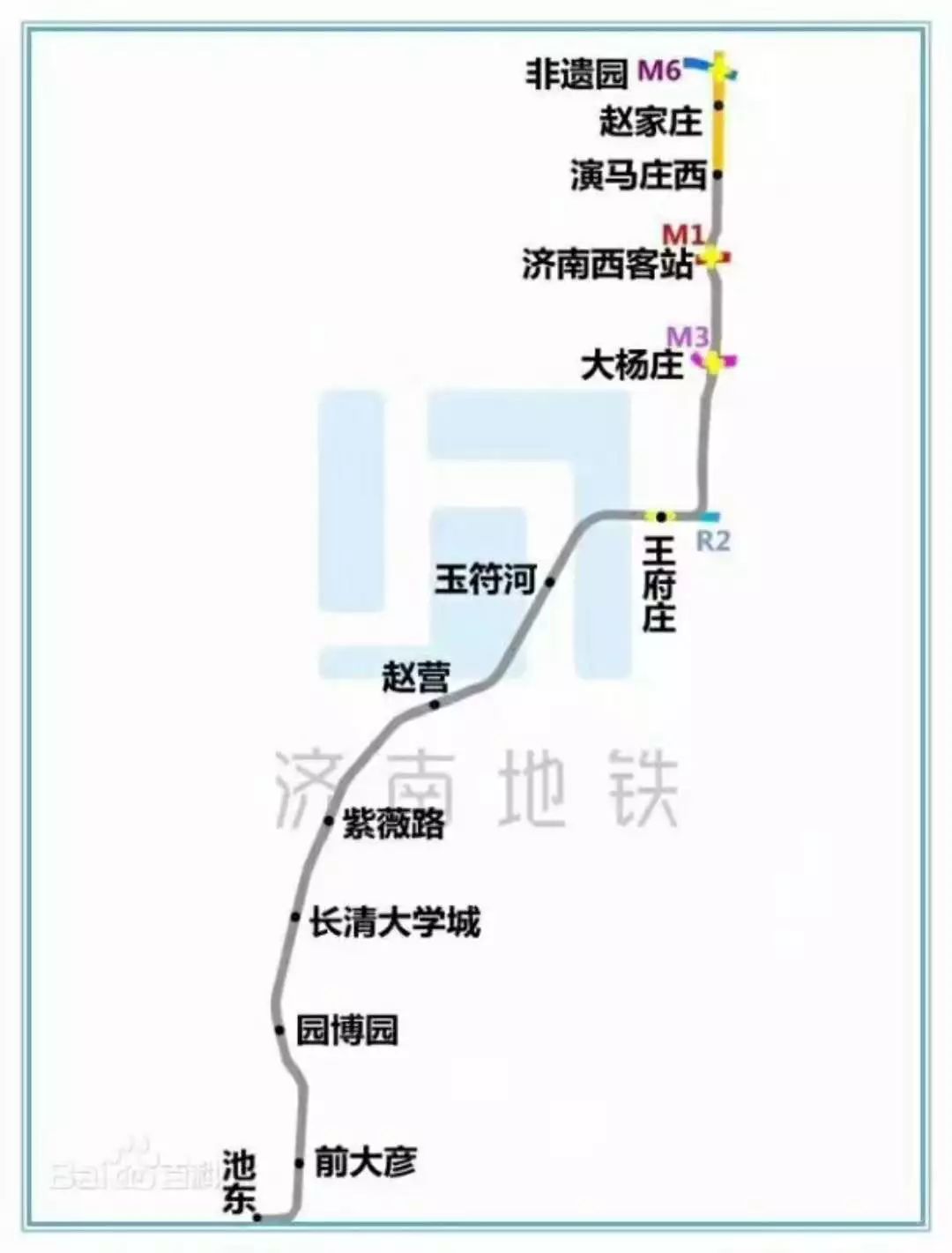 济南m3线站点详细位置图片