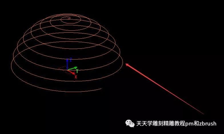 3d造型之生成螺旋线浮雕教程