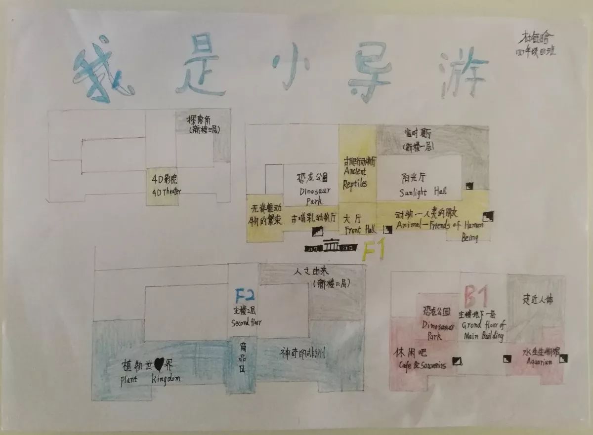 【一日一品】用心記下行走的足跡——四年級學生完成金秋自然博物館