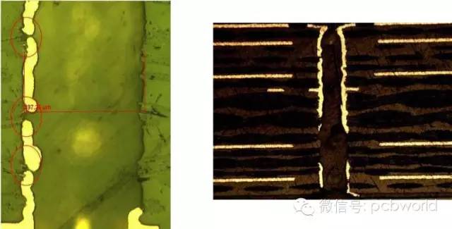 pcb孔无铜缺陷判读及预防