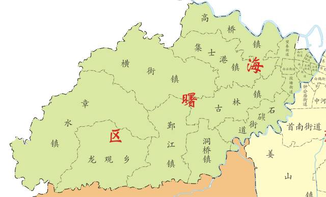 宁波海曙区详细地图图片