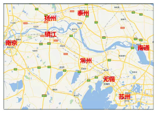 扬子江地图位置图片