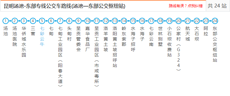 昆明119路公交车路线图图片