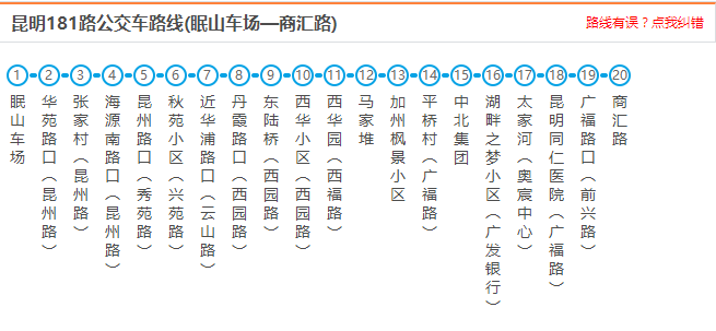 昆明183路公交线路图图片