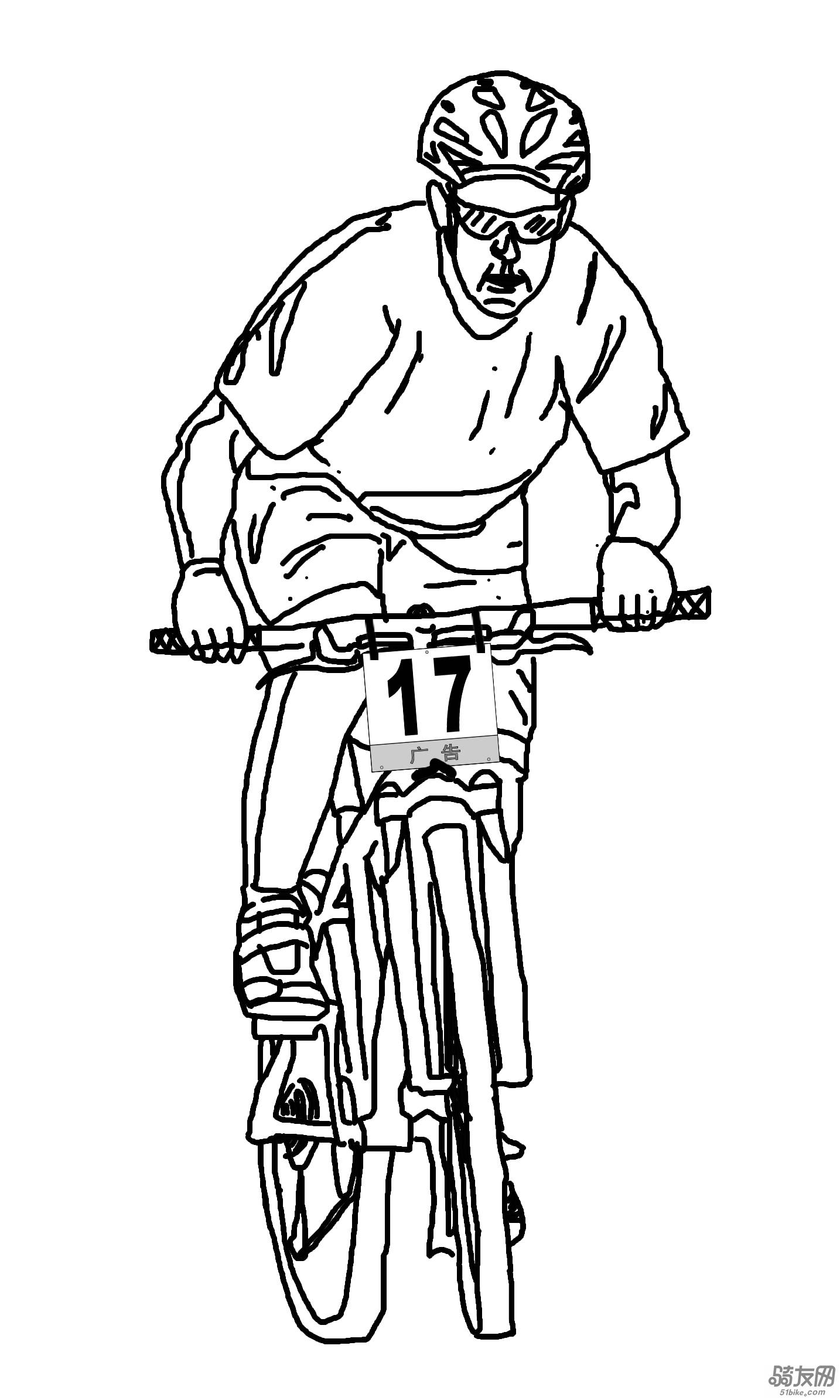 自行车比赛图片简笔画图片