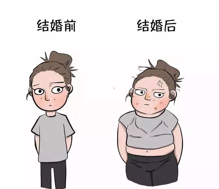 女人婚前婚后对比图片