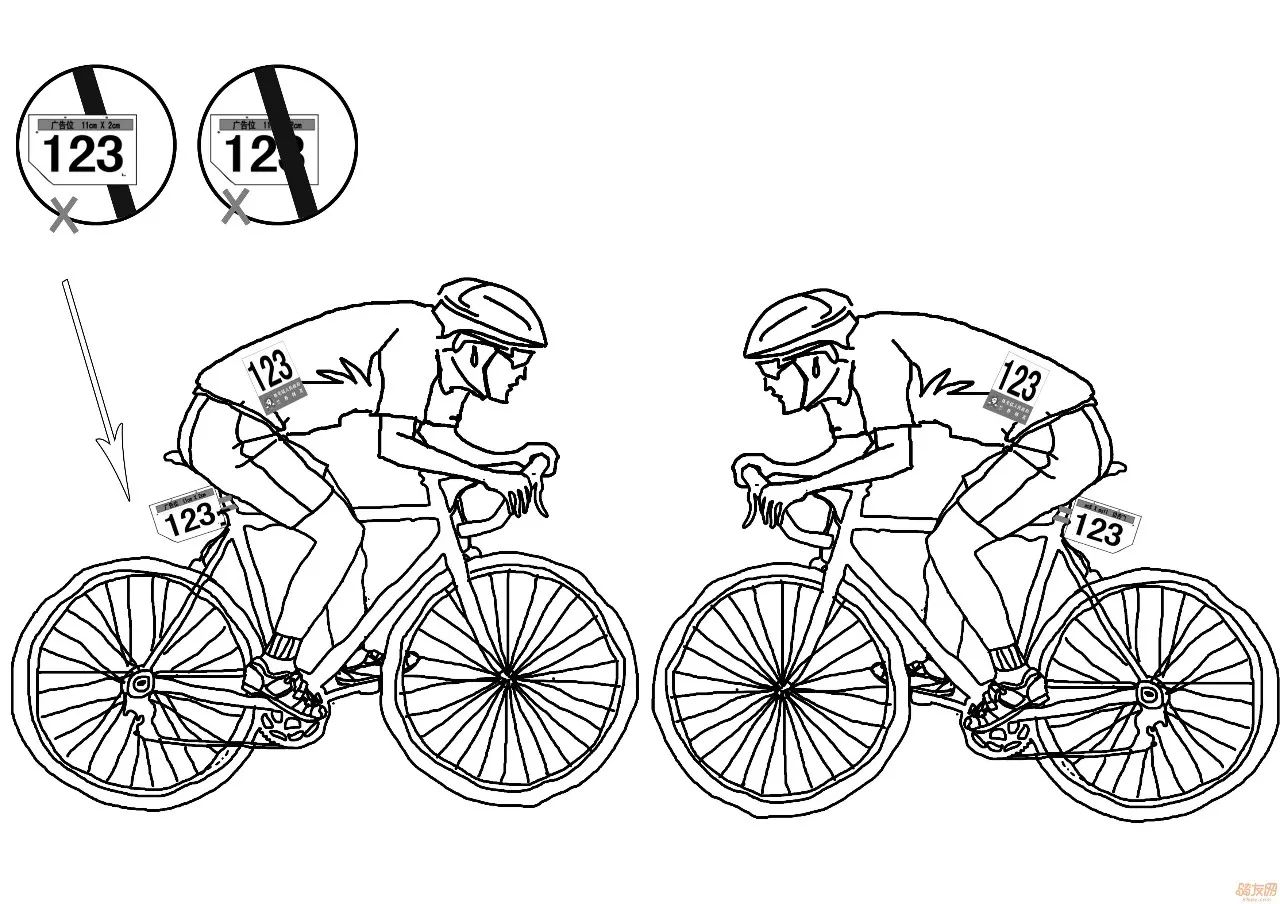 自行车比赛图片简笔画图片